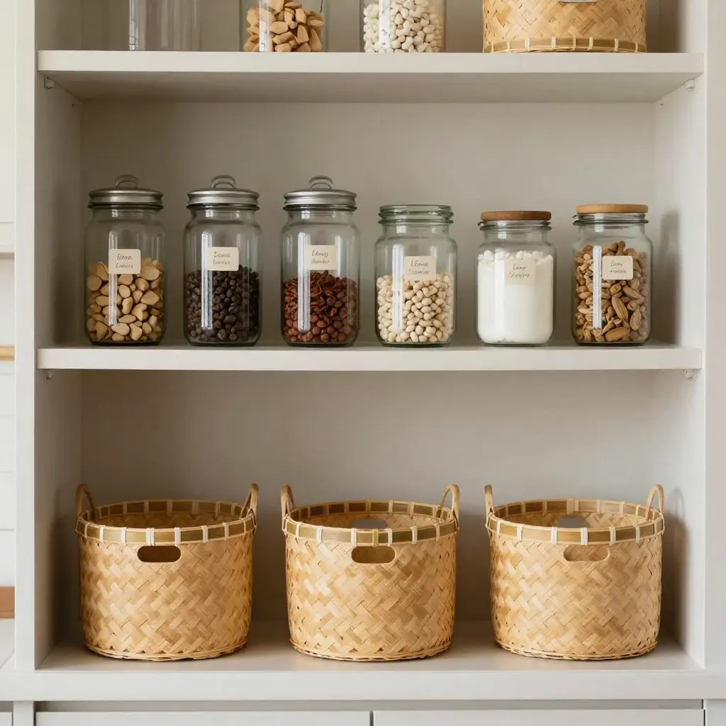 Minimalist kitchen organization  