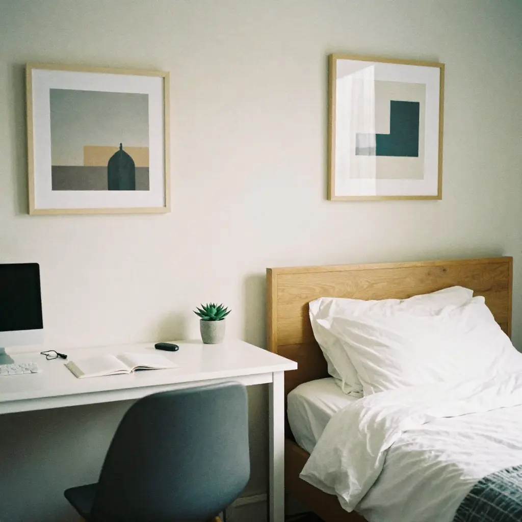 Peaceful organized bedroom by Xodralinbrexel